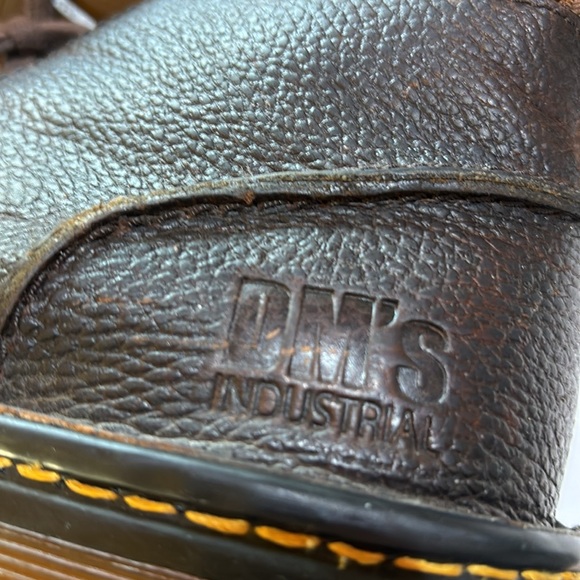 Doc MARTENS Chukka boots SUSSEX Size 9 BROWN LEATHER ANKLE DESERT BOOTS Low - Picture 9 of 17